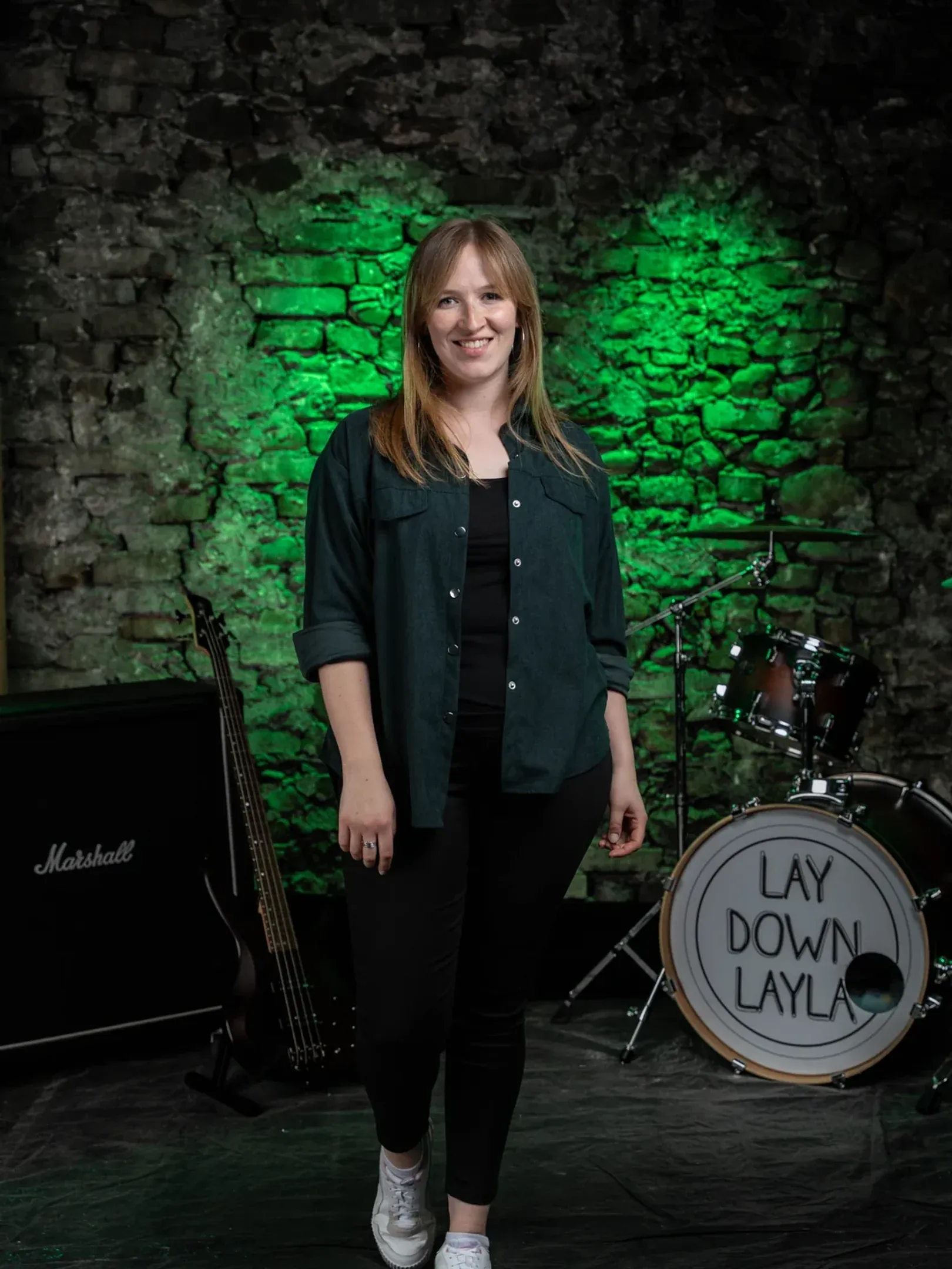 Katja – Bass der Live-Band Lay Down Layla aus Backnang